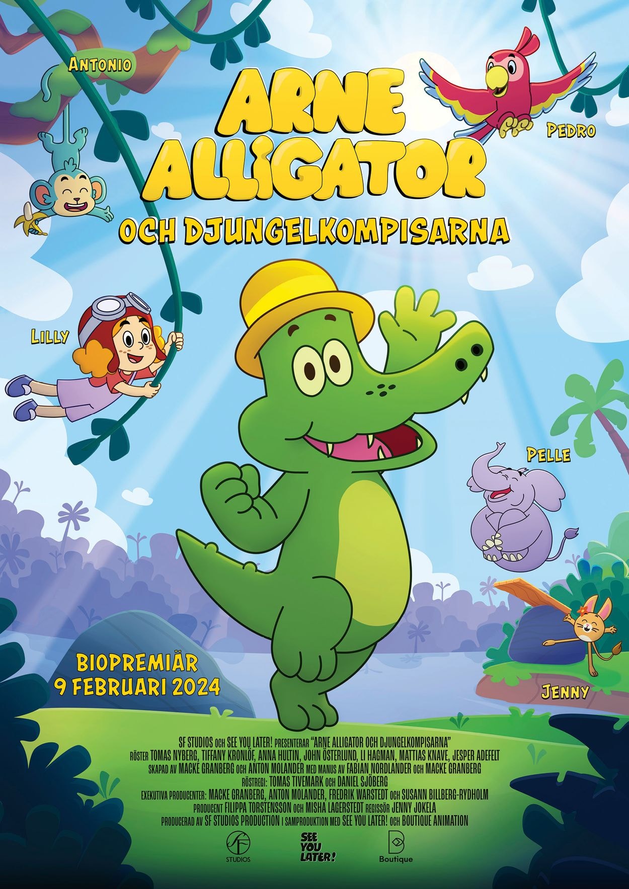 Arne Alligator och djungelgänget